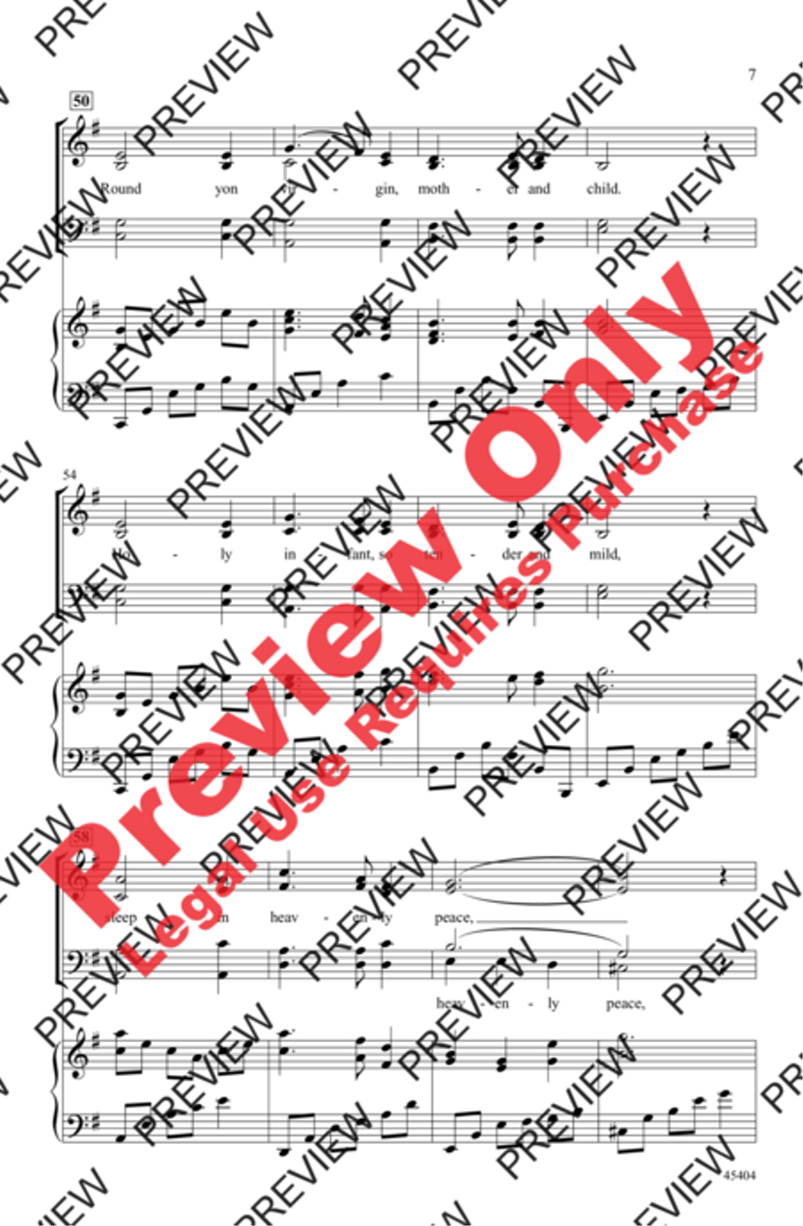 A Night of Angels A Night of Angels 4-Part scores gallery preview page 7