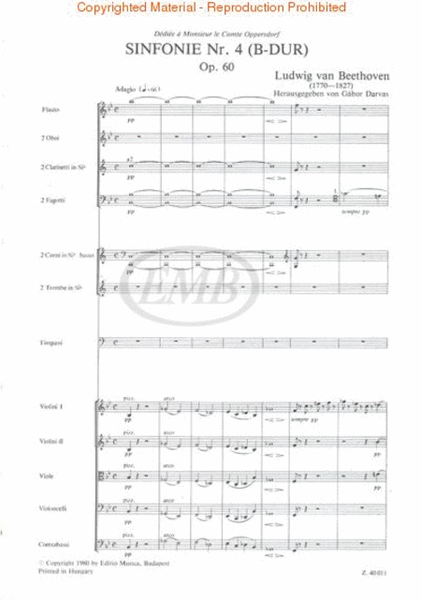 Symphony No. 4 In B Flat Major, Op. 60