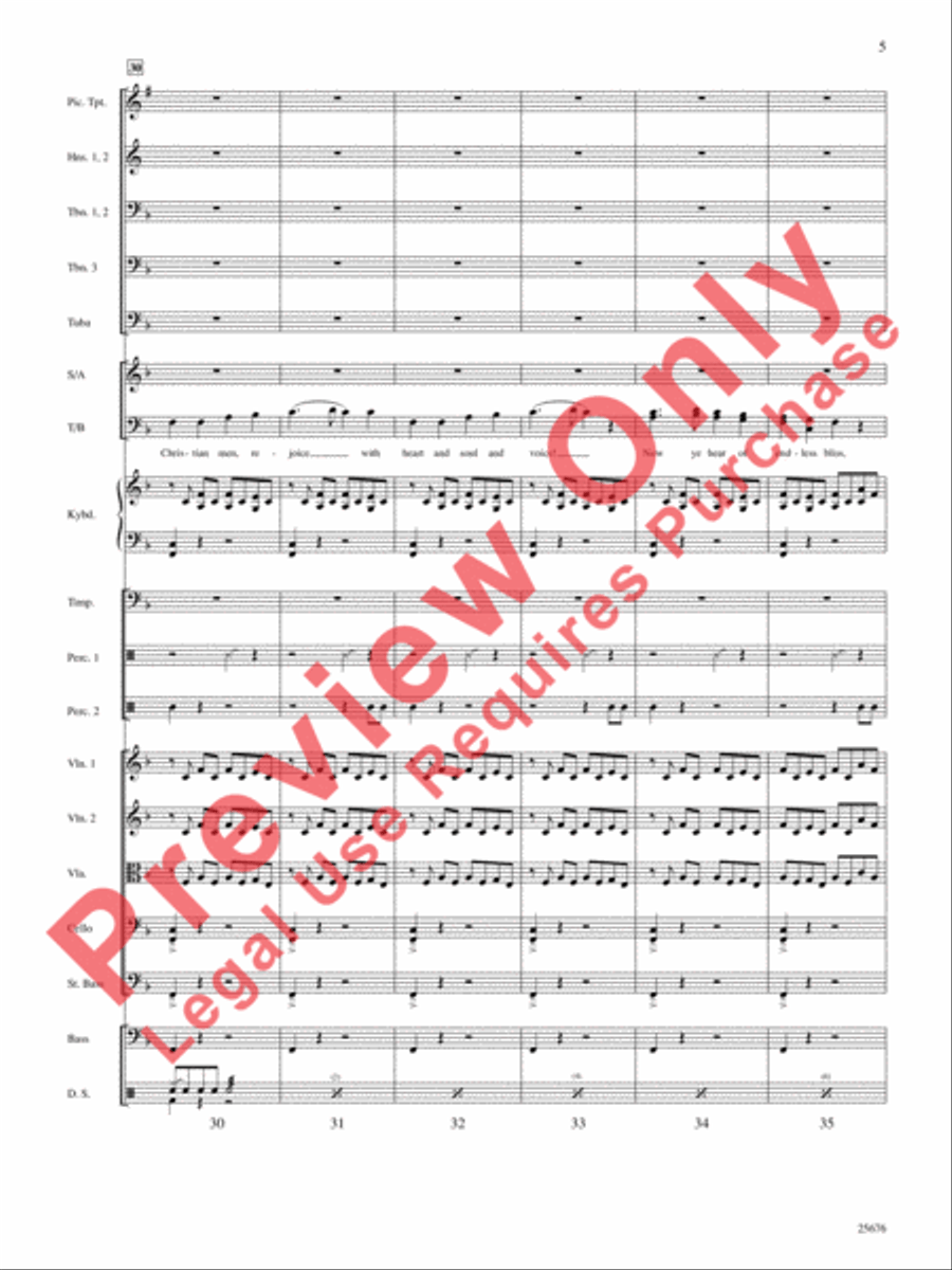 Good Christian Men, Rejoice Medley Good Christian Men, Rejoice Medley Choir scores gallery preview page 6