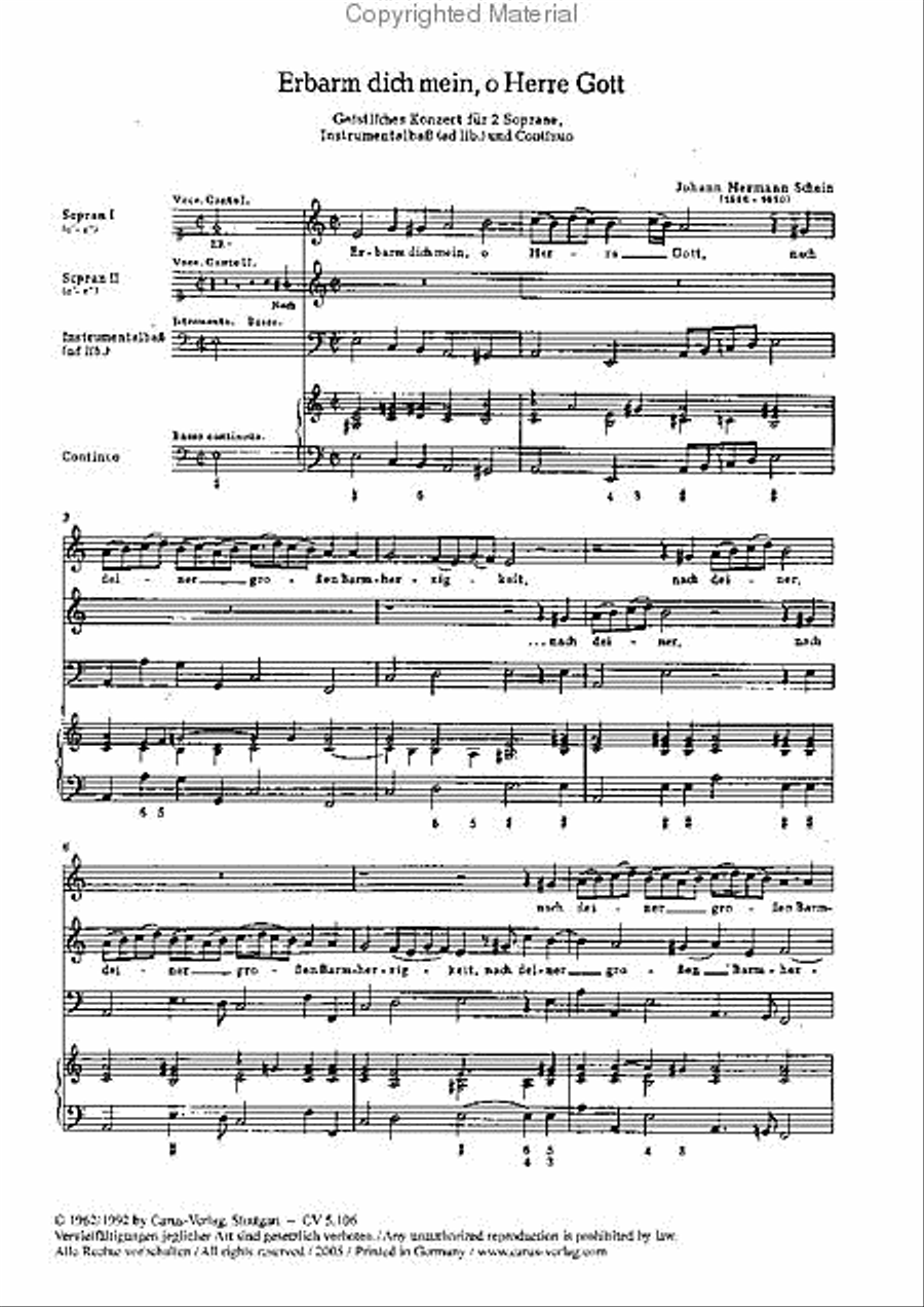 Have mercy, o Lord (Erbarm dich mein, o Herre Gott) Women's Choir scores gallery preview page 2