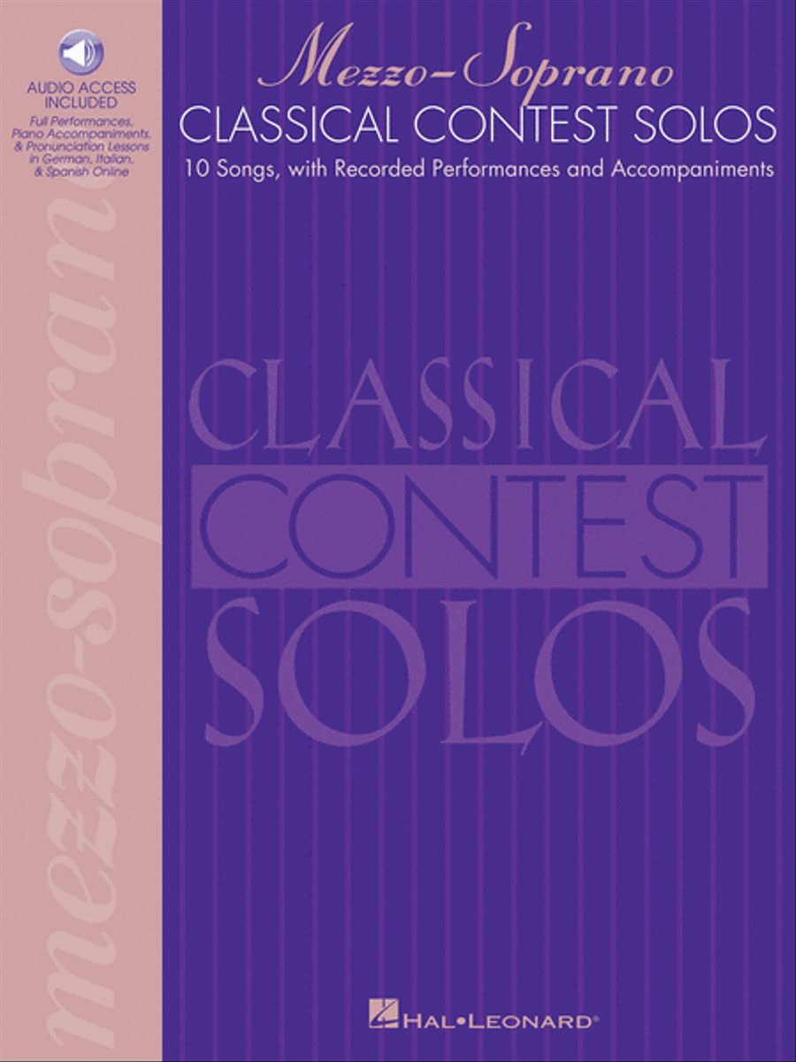 Classical Contest Solos - Mezzo-Soprano Mezzo-Soprano Voice scores gallery preview page 1