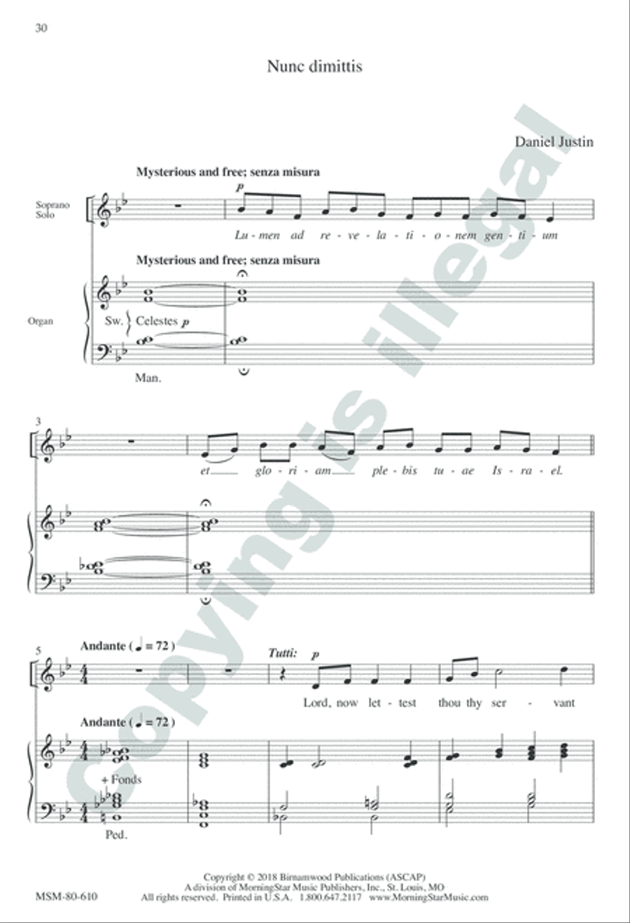 Evensong Unison Choir scores gallery preview page 29