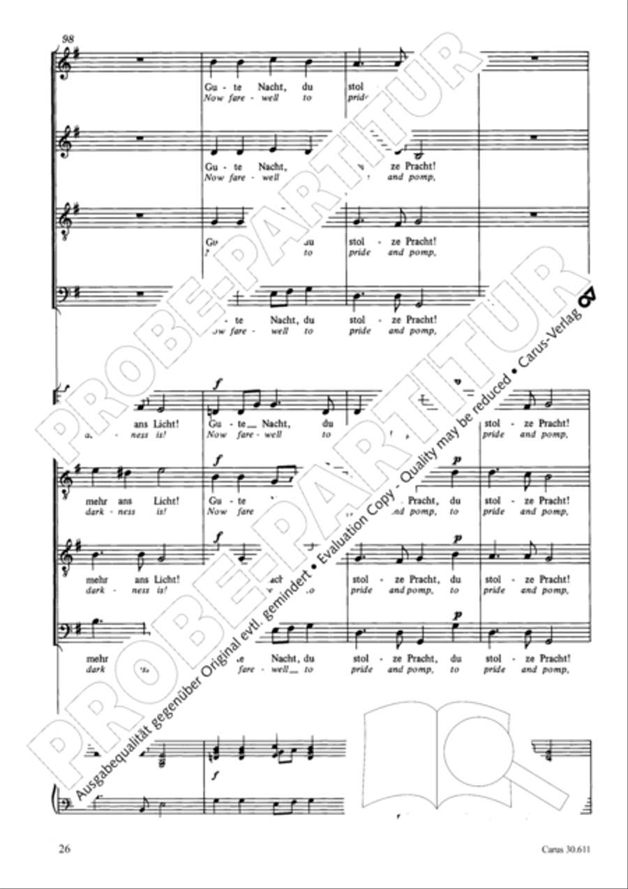 Keep what you have (Halt, was du hast) 4-Part scores gallery preview page 27