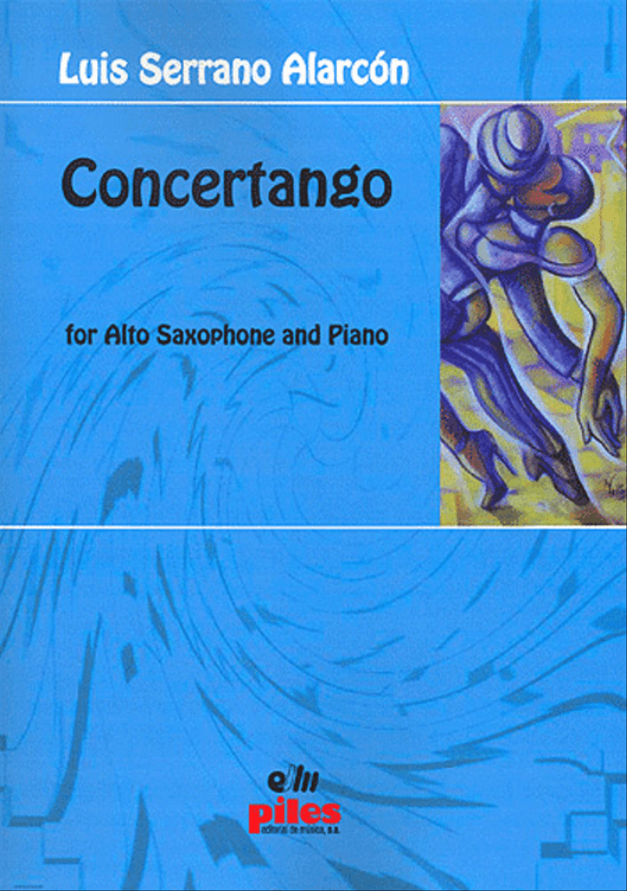 Concertango for Alto Sax and Piano Alto Saxophone scores gallery preview page 1
