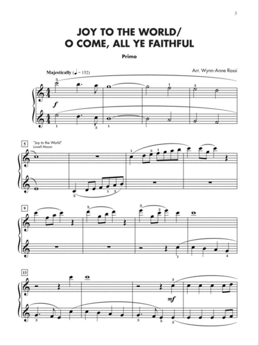 Christmas Medleys for Two, 1-3 (Value Pack) Piano Method scores gallery preview page 7