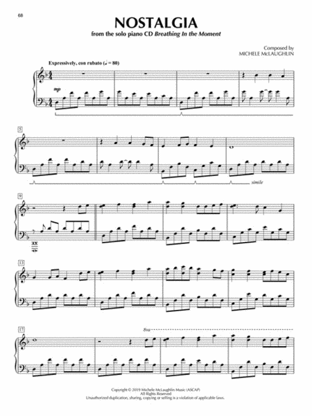 Michele McLaughlin – Piano Sheet Music Collection