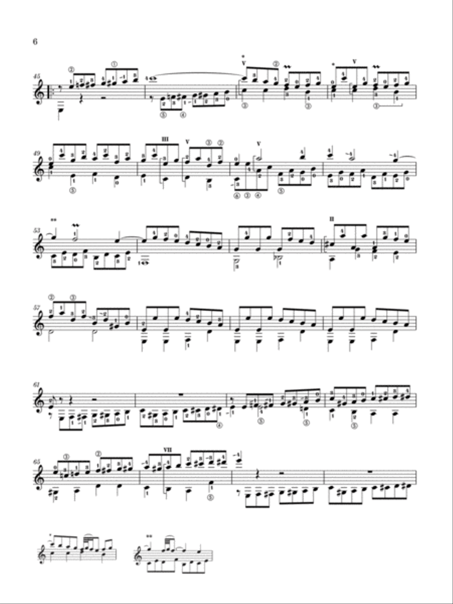 2 Sonates, vol. 1, K. 386, 232 Classical Guitar scores gallery preview page 6