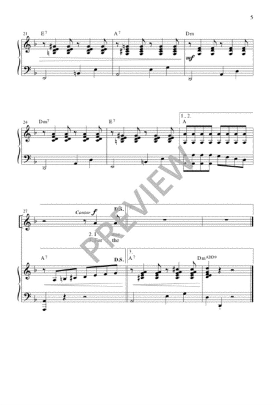 I Was Glad I Was Glad 4-Part scores gallery preview page 5