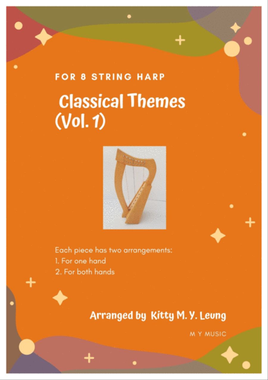 Classical Themes (Vol. 1) - 8 String Harp Harp scores gallery preview page 1