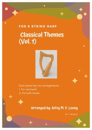 Book cover for Classical Themes (Vol. 1) - 8 String Harp