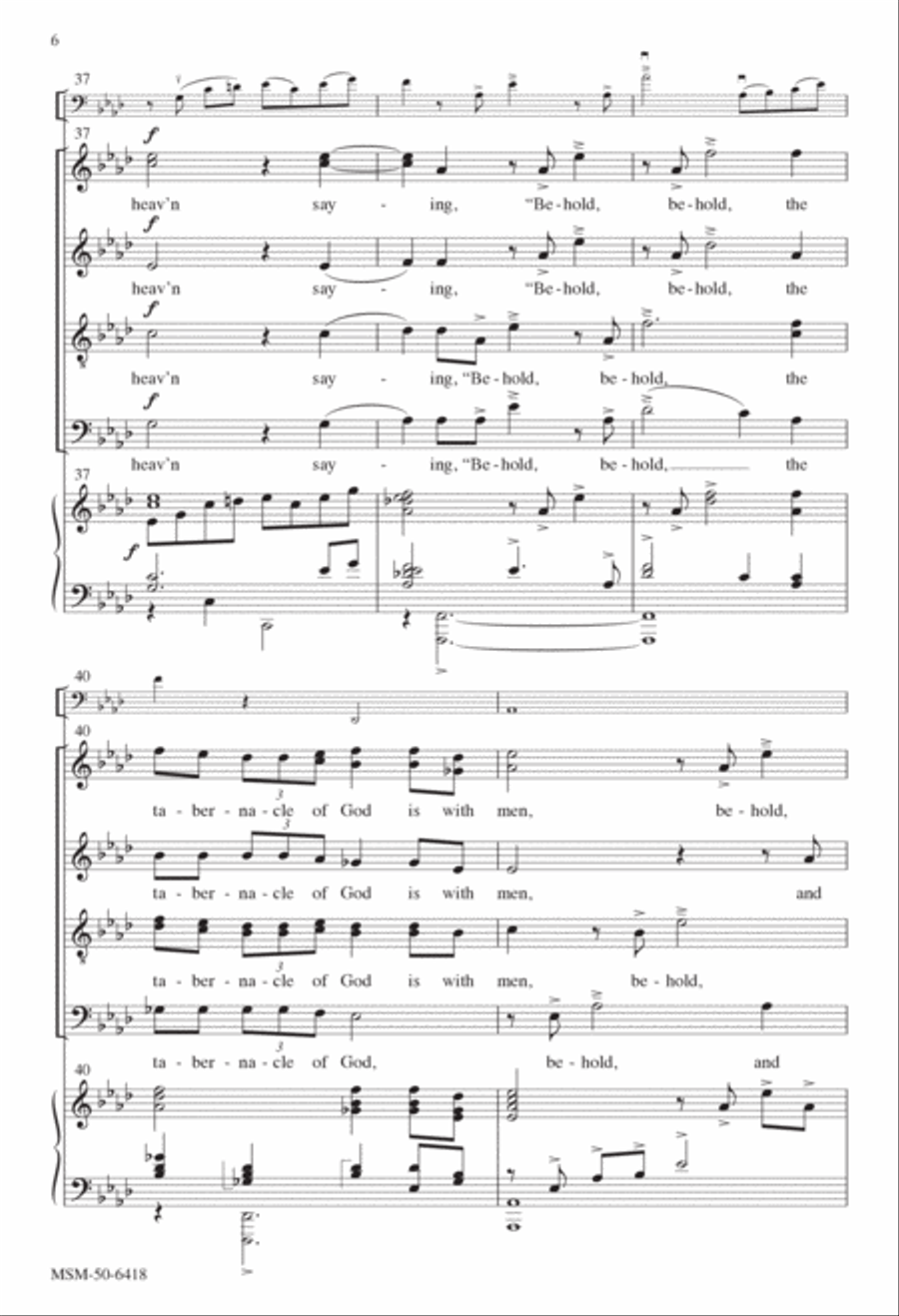 And I Saw a New Heaven And I Saw a New Heaven Divisi scores gallery preview page 5