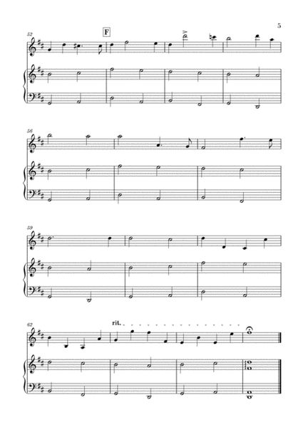 Canon in D for Violin and Beginner Piano image number null