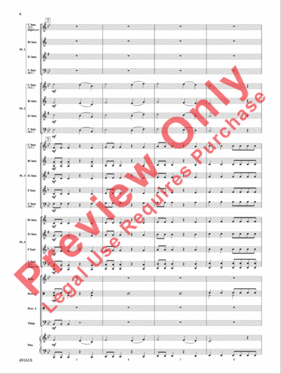 Great Beginnings Great Beginnings Concert Band scores gallery preview page 5