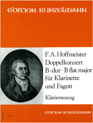 Book cover for Double concerto for flute and bassoon in B-flat major