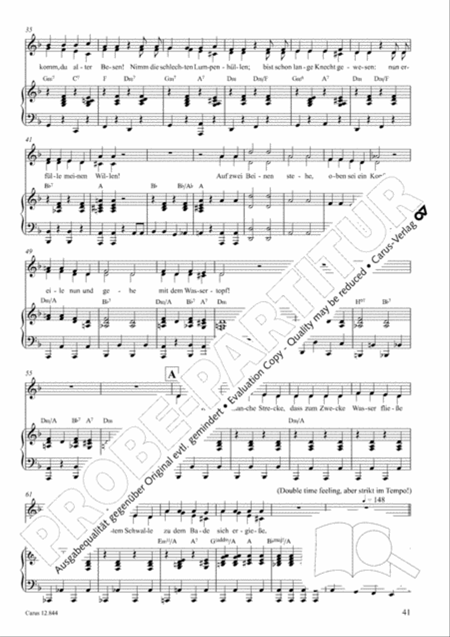 Gruselmonsterzaubersongs. Heft II Children's Choir scores gallery preview page 42