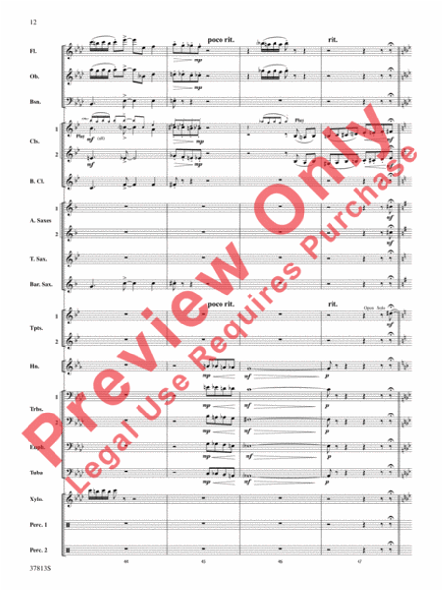 Ants in My Pants Concert Band scores gallery preview page 12