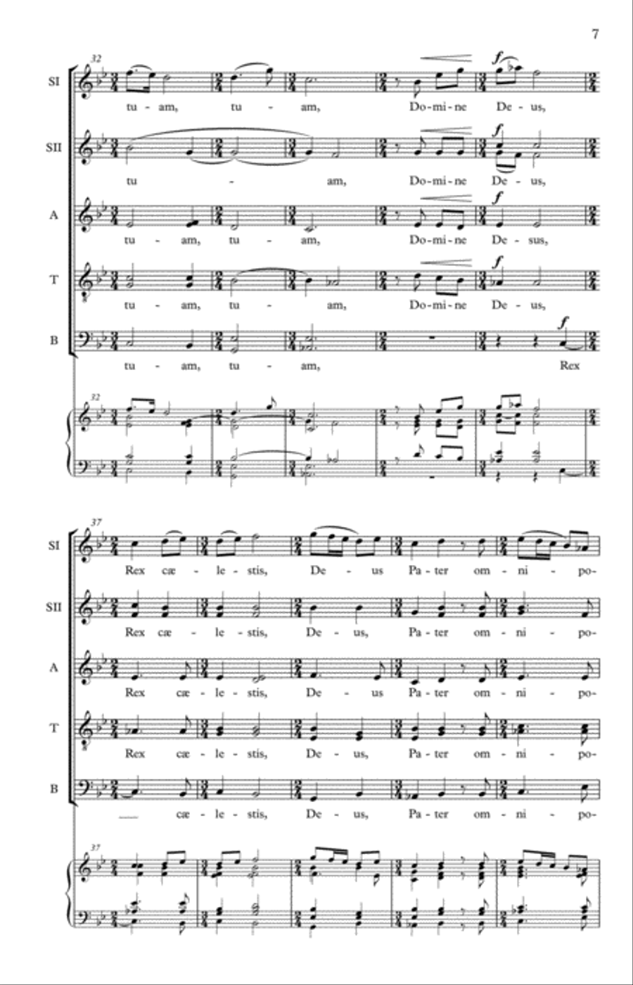 Gloria in Excelsis Divisi scores gallery preview page 6