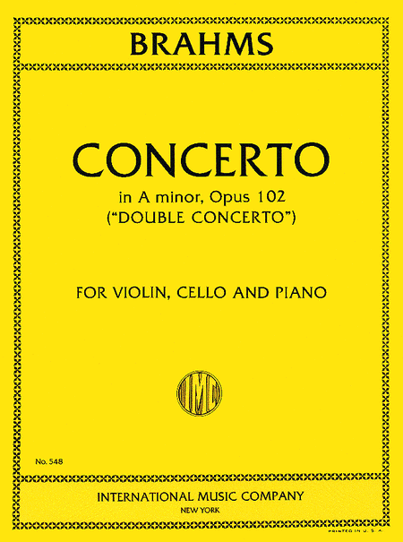 Double Concerto in A minor, Op. 102 (FRANCESCATTI-FOURNIER)
