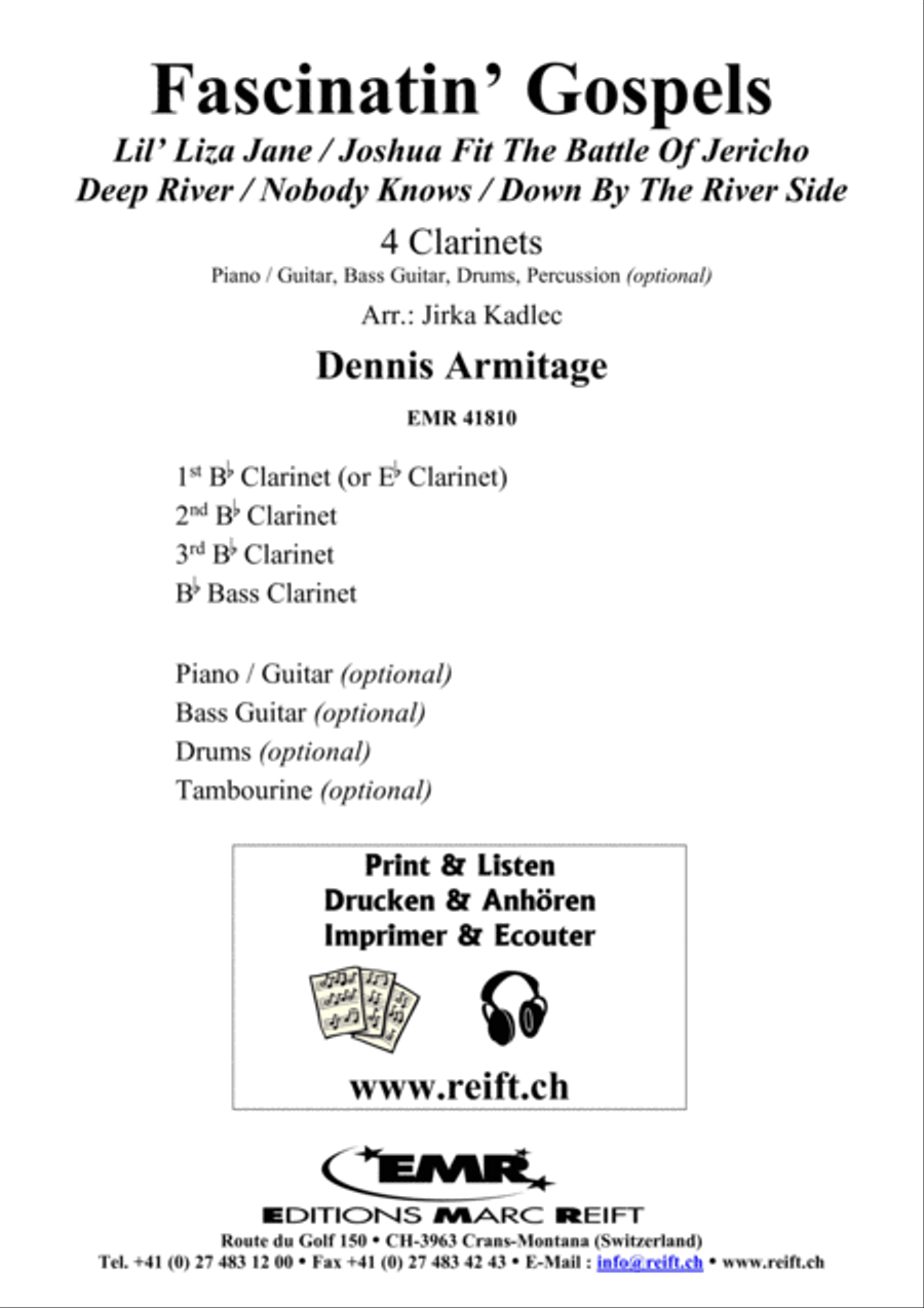 Fascinatin' Gospels Fascinatin' Gospels Clarinet scores gallery preview page 2