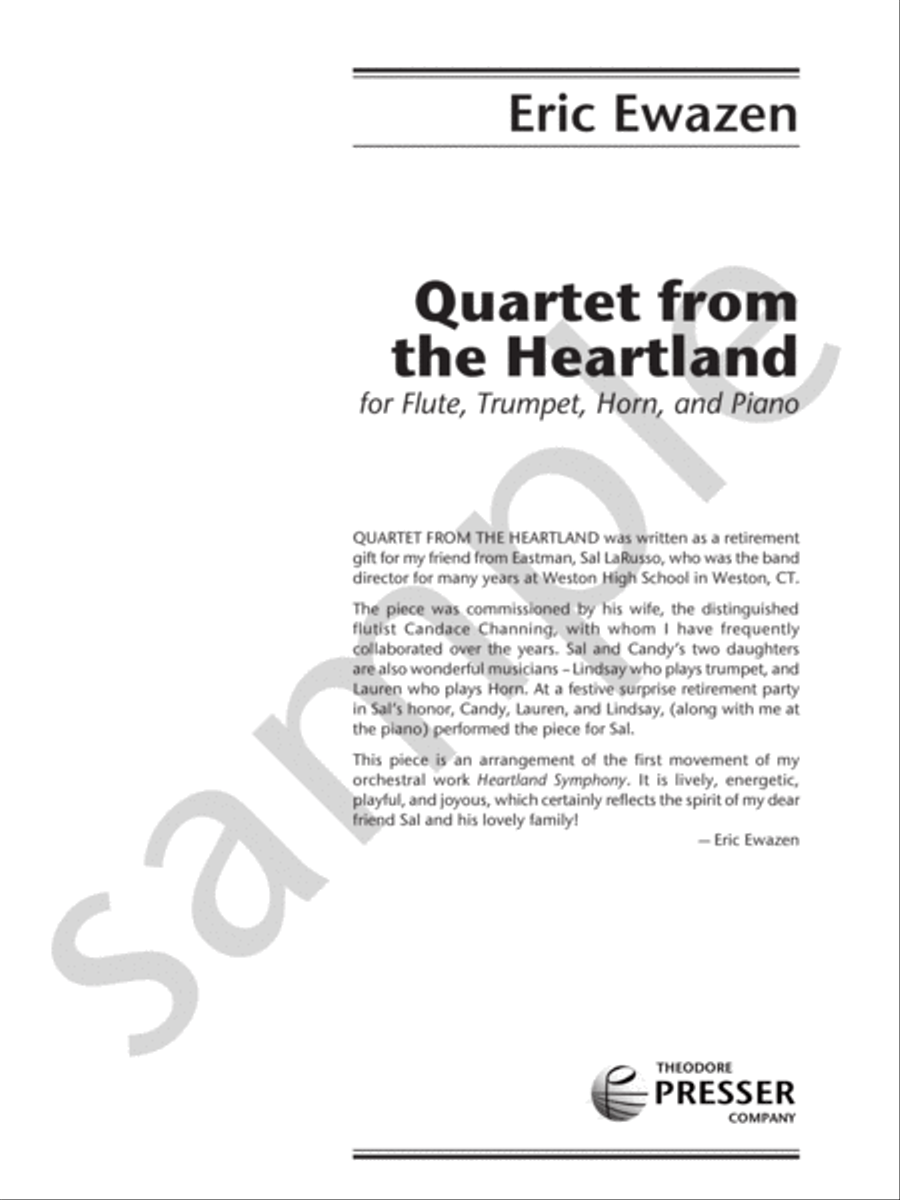 Quartet From the Heartland Chamber Music scores gallery preview page 2