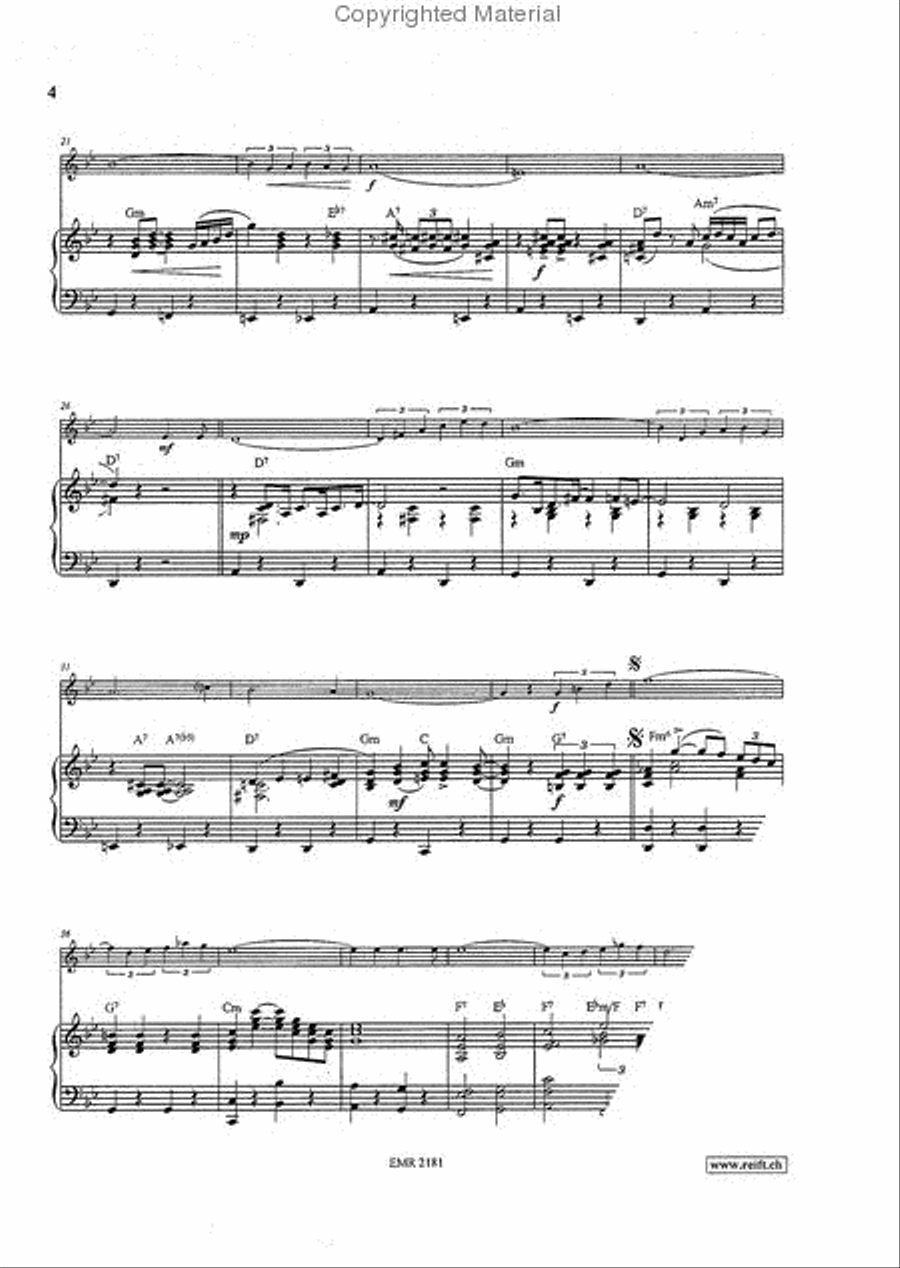 Petite Fleur Petite Fleur Alto Saxophone scores gallery preview page 5