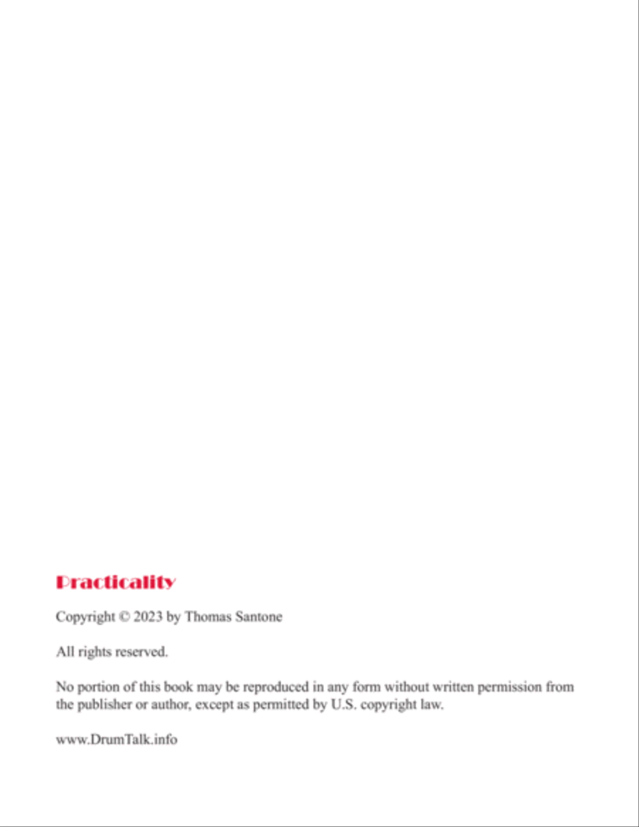 Practicality: A Practical and Complete Guide for the Beginning Percussionist Percussion scores gallery preview page 2