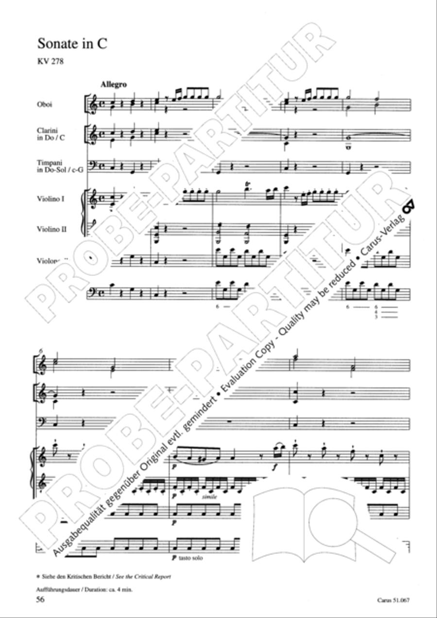 Church Sonatas Collection / Songbook scores gallery preview page 57