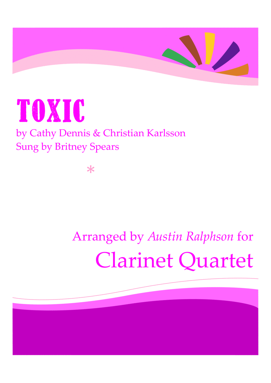 Toxic Toxic Clarinet Quartet scores gallery preview page 1