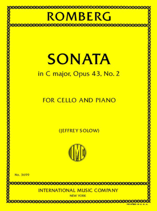 Book cover for Sonata In C Major, Op. 43, No. 2