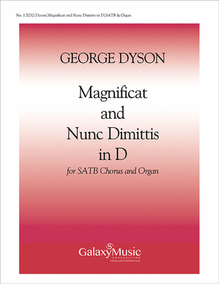 Book cover for Magnificat & Nunc Dimittis in D