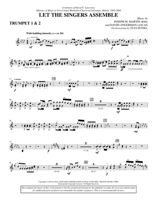 Let The Singers Assemble - Bb Trumpet 1,2
