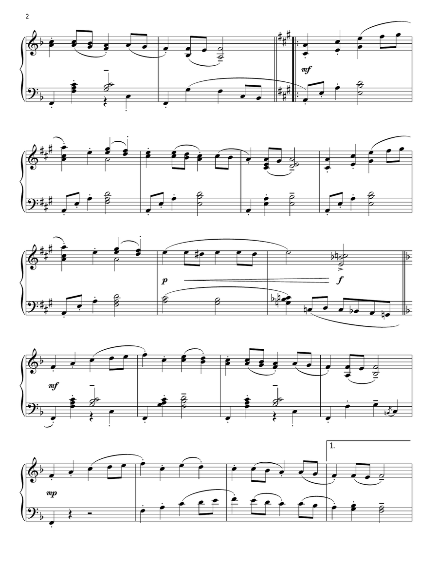 Little April Shower Piano Solo scores gallery preview page 2
