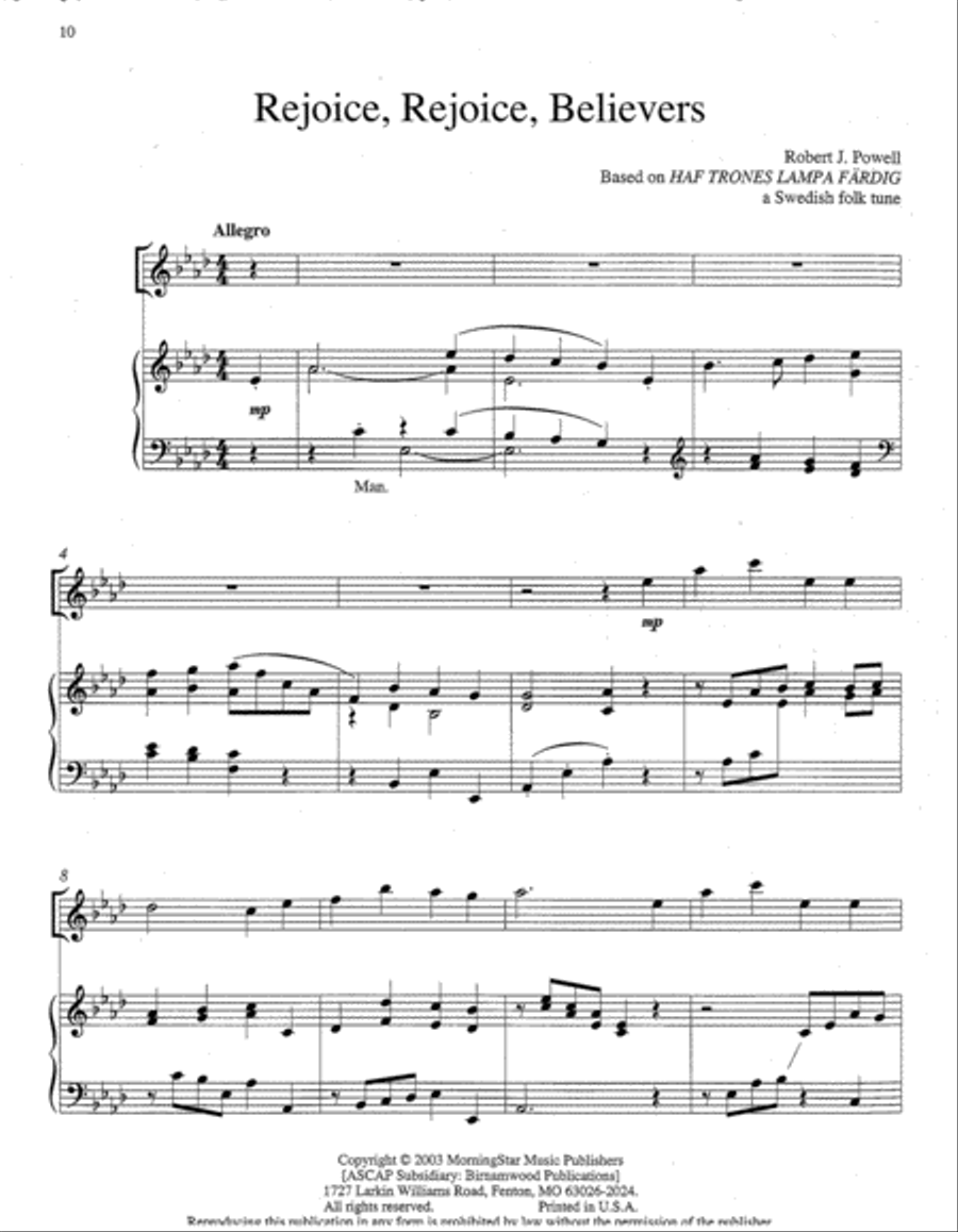 Four Advent Pieces for Flute and Organ Flute scores gallery preview page 6