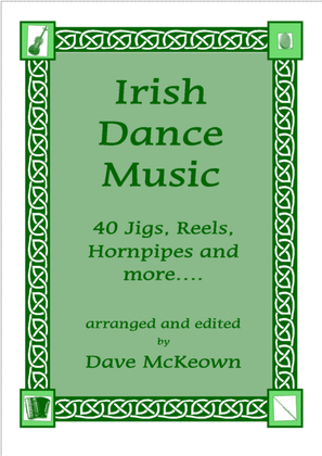 Book cover for Irish Dance Music Vol.1 for Cello; 40 Jigs, Reels, Hornpipes and more....