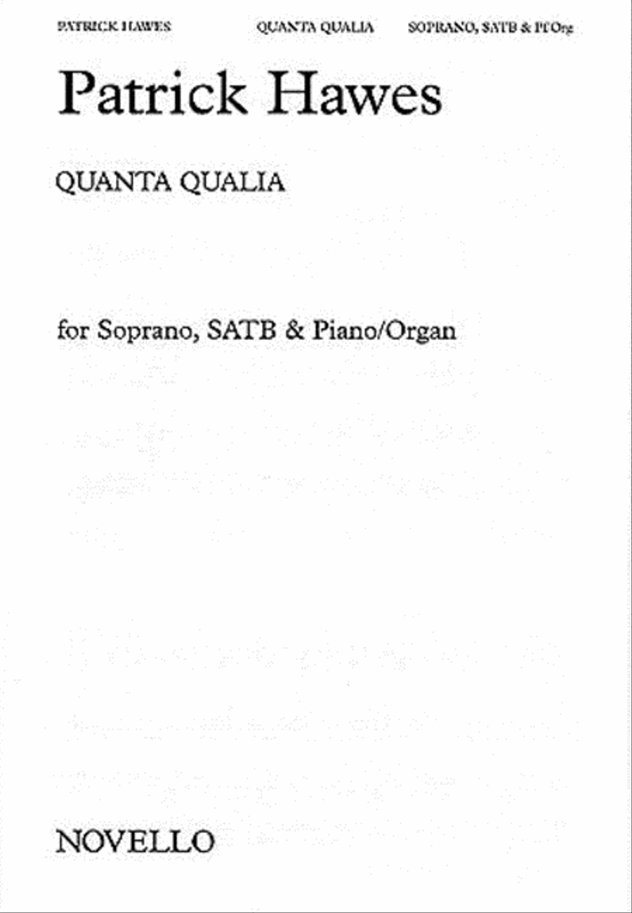 Quanta Qualia 4-Part scores gallery preview page 1
