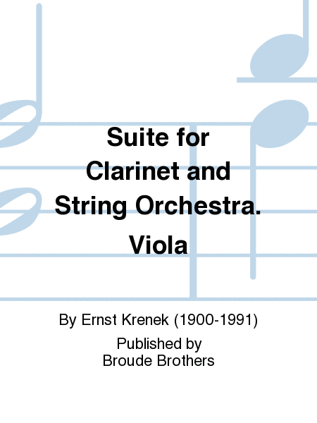 Suite for Clarinet Viola