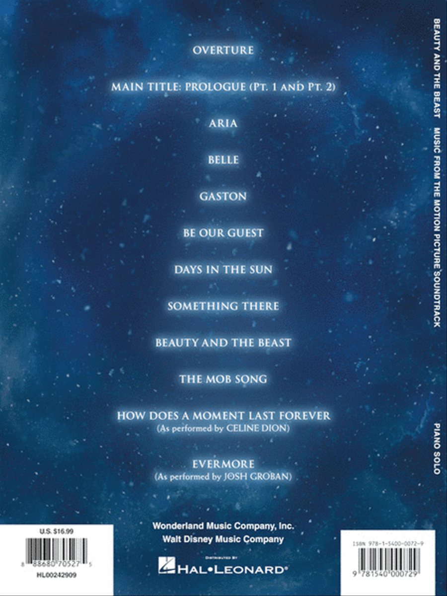 Beauty and the Beast Piano Solo scores gallery preview page 6