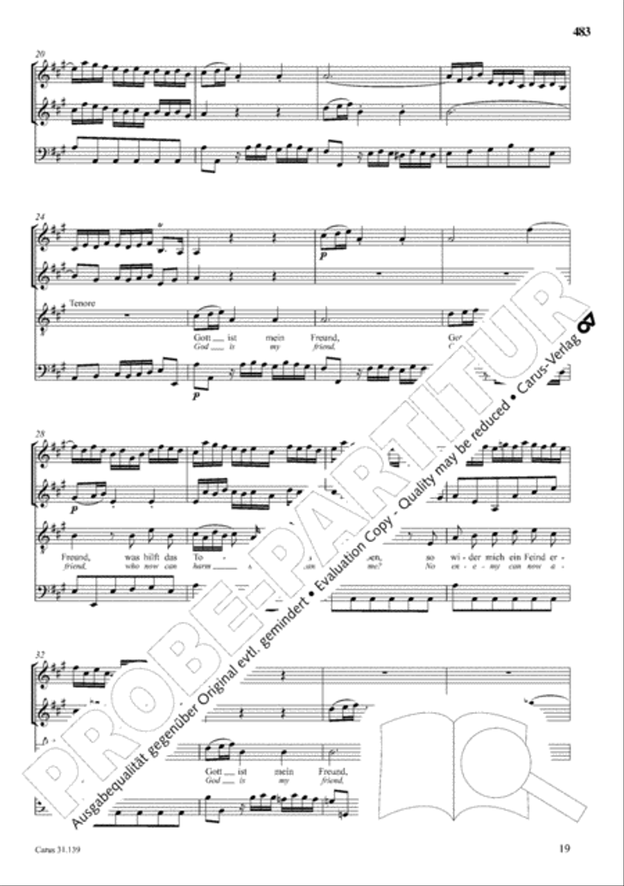 The Complete Sacred Vocal Works (Das geistliche Vokalwerk) Voice scores gallery preview page 484