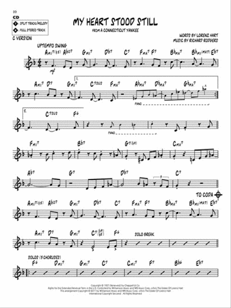 Bill Evans Standards Bill Evans Standards C Instrument scores gallery preview page 5