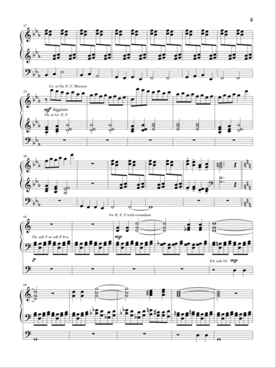 Kearney: Hymn Meditations, vol. 6 (Christmas): On This Day, Silent Night, Good Christian Men Organ Solo scores gallery preview page 5