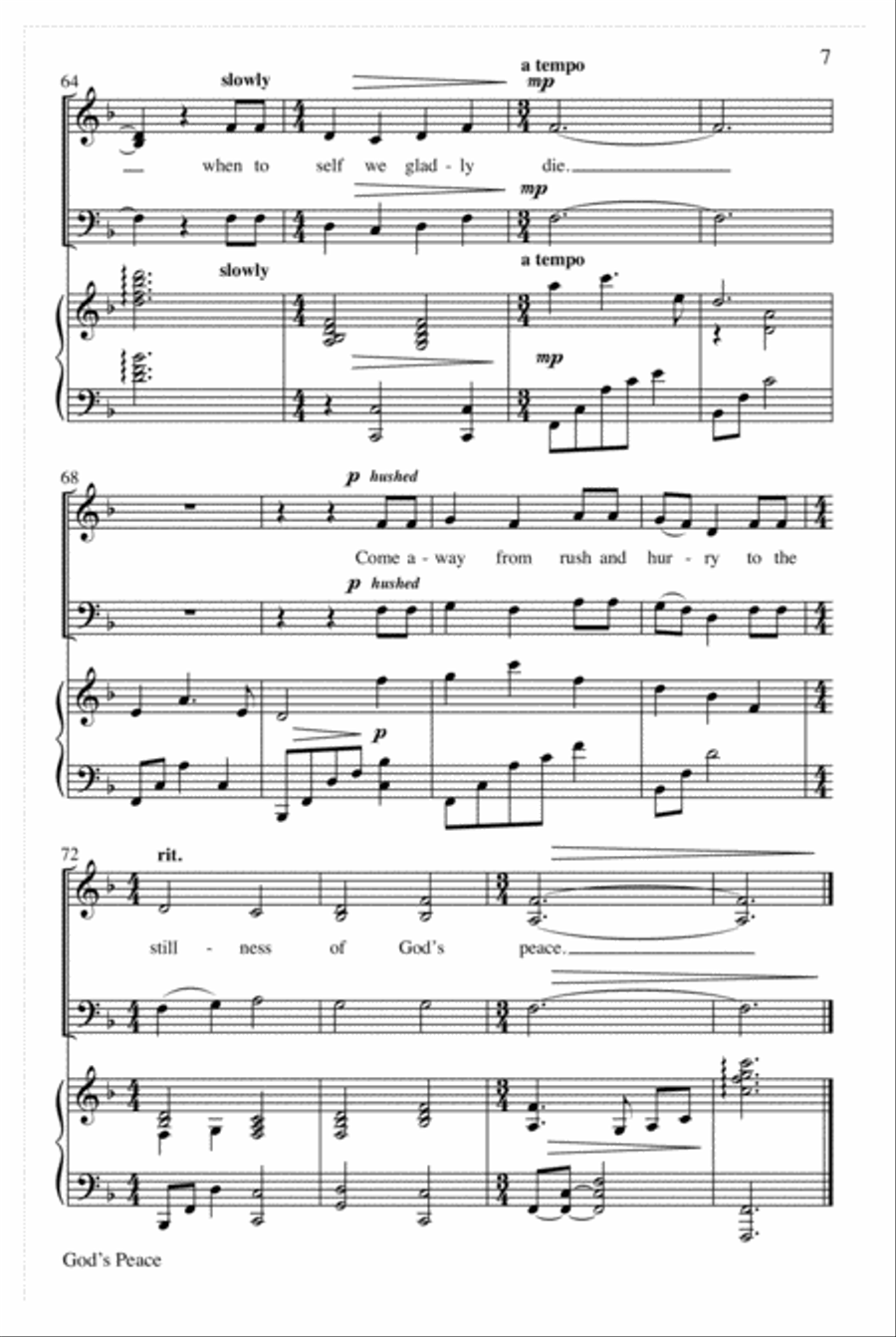 God's Peace God's Peace 3-Part scores gallery preview page 8