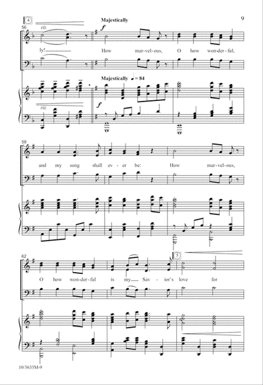 I Stand Amazed 3-Part scores gallery preview page 9