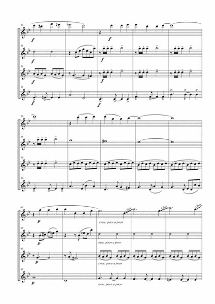 Milonga Sin Palabras for Flute Quartet image number null