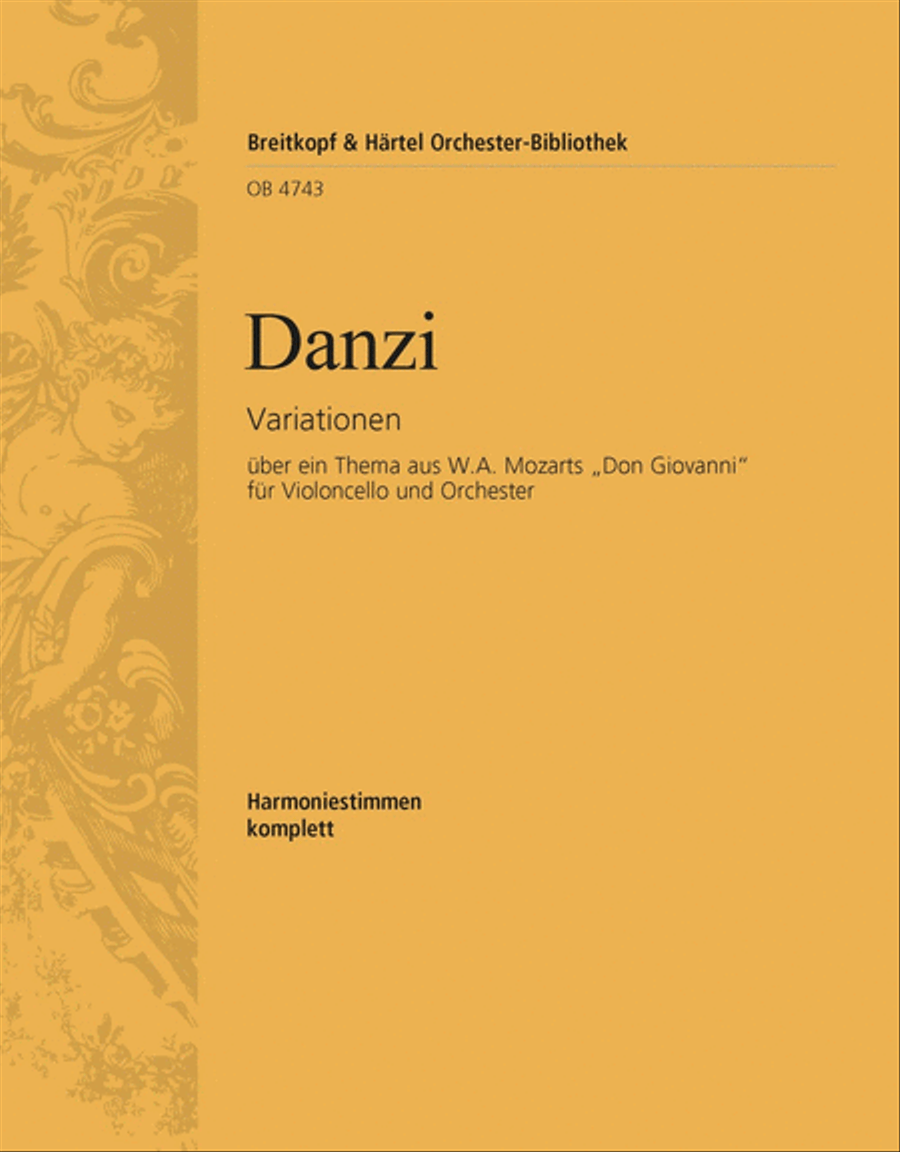 Variations on a theme from W.A. Mozart's “Don Giovanni” Orchestra scores gallery preview page 1