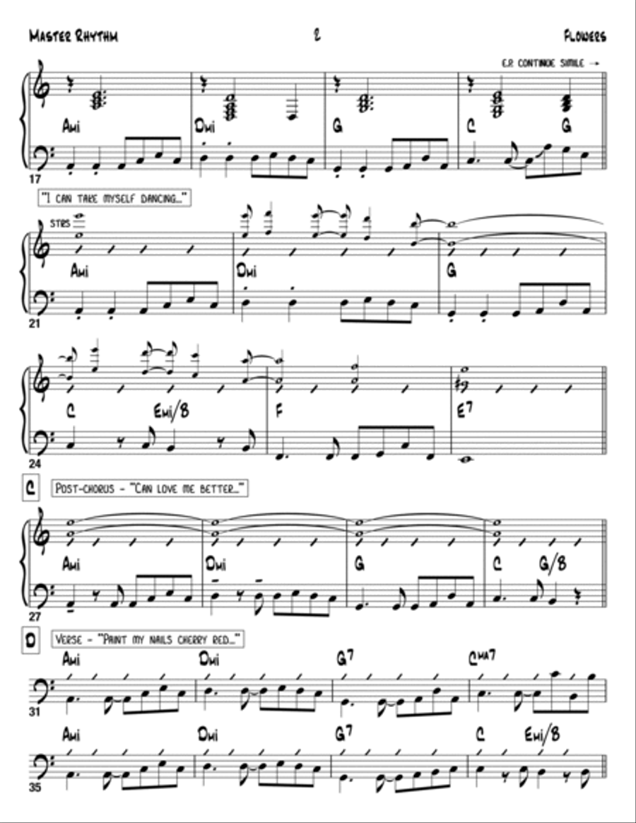 Flowers Flowers Voice scores gallery preview page 2