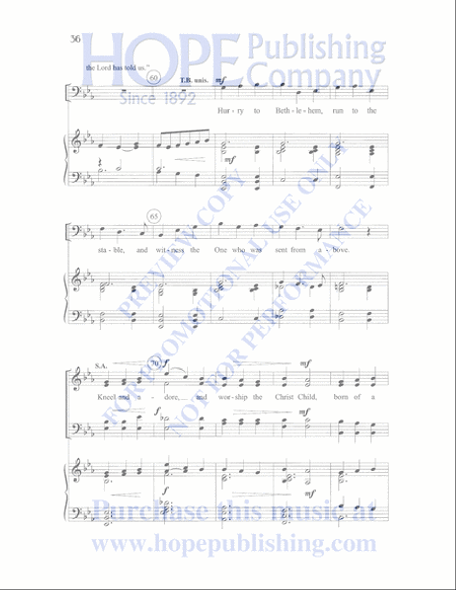 By Heaven's Light Choir scores gallery preview page 37