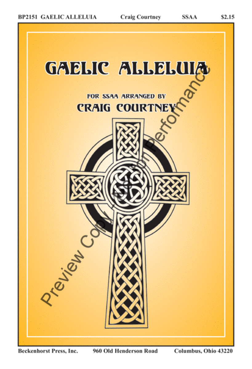 Gaelic Alleluia -ssaa image number null