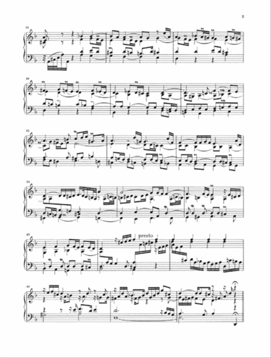 Toccatas BWV 910-916 Piano Solo scores gallery preview page 3