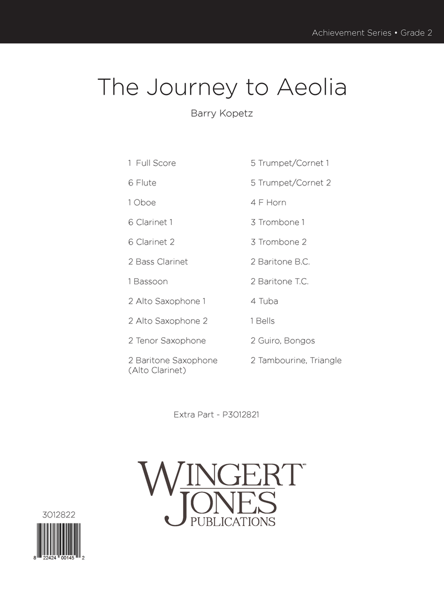 Journey To Aeolia (Score)