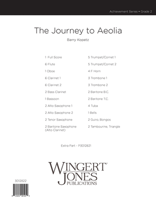 Journey To Aeolia - Full Score